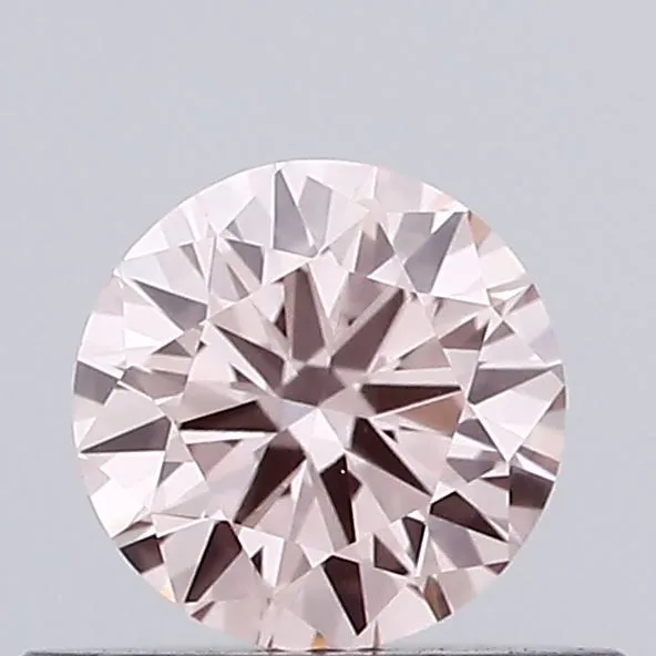 0.41ct ROUND Fancy Intense Pink VVS2 Coloured Lab diamond