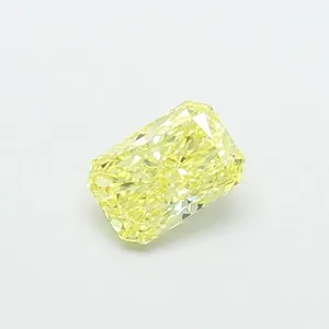 1ct RADIANT Fancy Intense Yellow VS2 Coloured Lab diamond