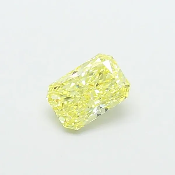 1ct RADIANT Fancy Intense Yellow VS2 Coloured Lab diamond