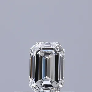 0.3ct EMERALD E IF Natural diamond