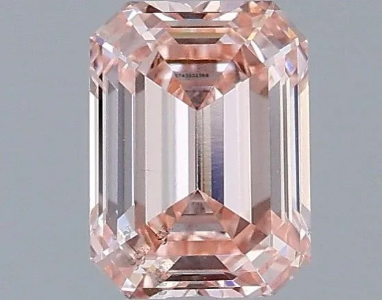 1.02ct EMERALD Fancy Intense Pink VS2 Coloured Lab diamond