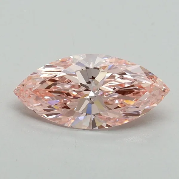 0.98ct MARQUISE Fancy Intense Pink VS1 Coloured Lab diamond