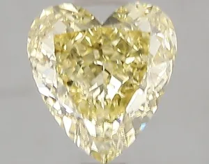 1.54ct HEART Fancy Intense Yellow VS1 Coloured Lab diamond
