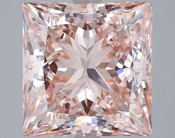 5.04ct PRINCESS Fancy Intense Pink VS2 Coloured Lab diamond