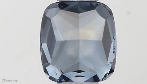 0.40ct CUSHION Fancy Vivid Blue SI2 Coloured Lab diamond