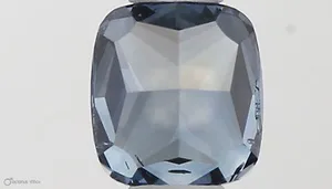 0.4ct CUSHION Fancy Vivid Blue SI2 Coloured Lab diamond