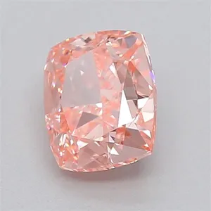 0.54ct CUSHION Fancy Intense Pink VS1 Coloured Lab diamond