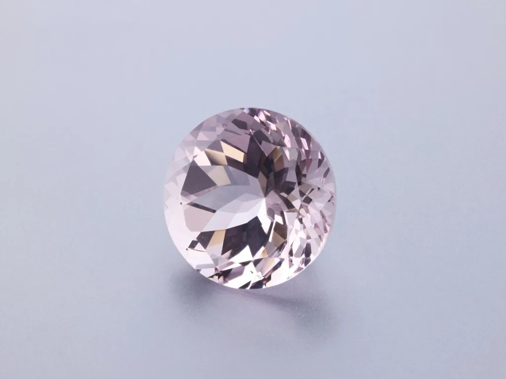 7.04ct Pink Morganite, Round gemstone