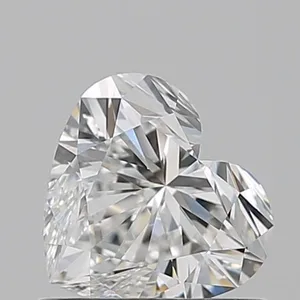 0.7ct HEART G VVS1 Natural diamond
