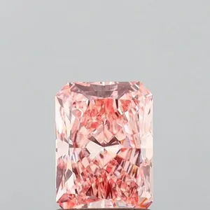 1ct RADIANT Fancy Intense Pink VS1 Coloured Lab diamond
