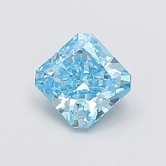 1.04ct RADIANT Fancy Vivid Blue VS1 Coloured Lab diamond