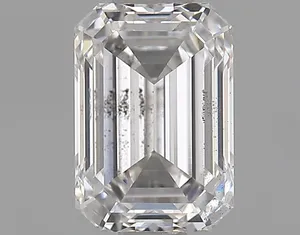 0.74ct EMERALD F SI1 Lab diamond