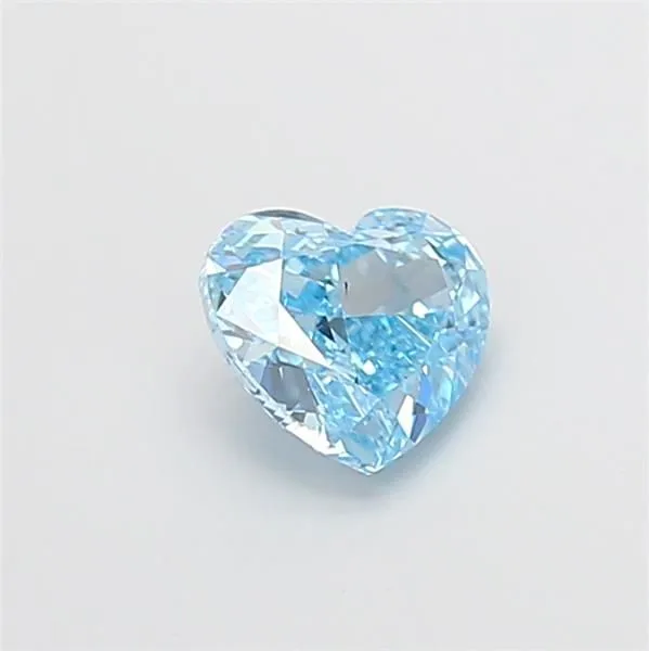 1.04ct HEART Fancy Vivid Blue VS1 Coloured Lab diamond