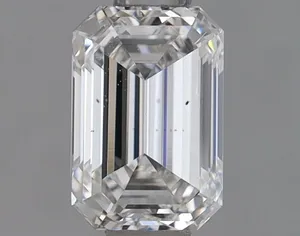 0.71ct EMERALD F VS2 Lab diamond