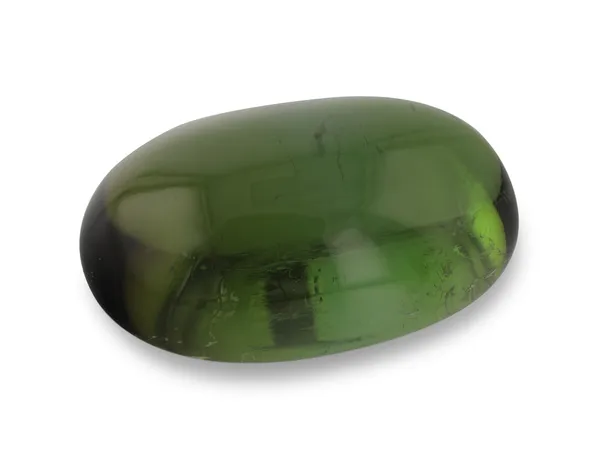 7.12ct Green Tourmaline, Cabochon cut gemstone