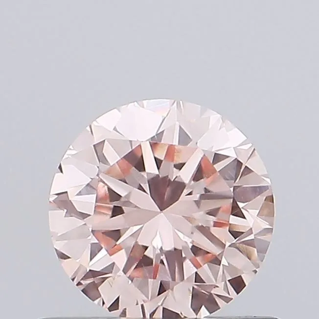 0.49ct ROUND Fancy Pink VS1 Coloured Lab diamond