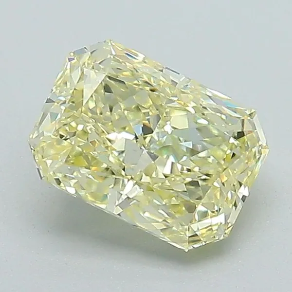 1.25ct RADIANT Fancy Intense Yellow VS1 Coloured Lab diamond