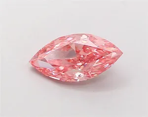 1.32ct MARQUISE Fancy Vivid Pink VS1 Coloured Lab diamond