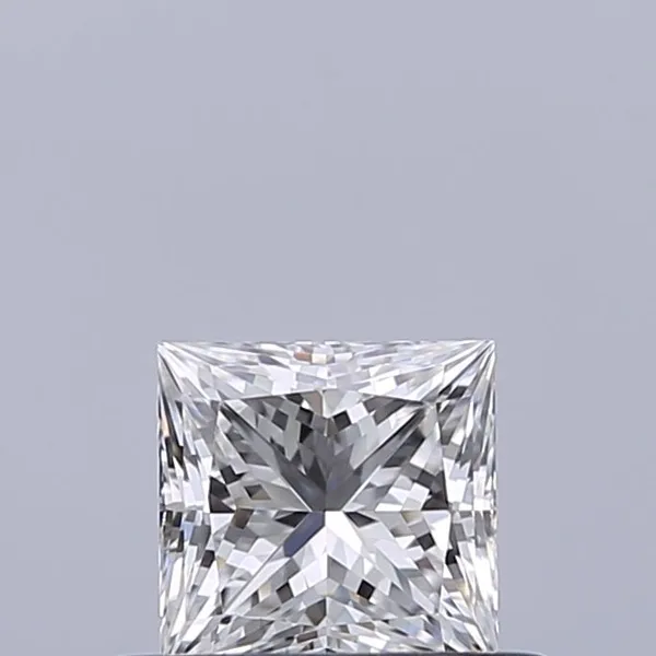 0.42ct PRINCESS E VVS1 Natural diamond