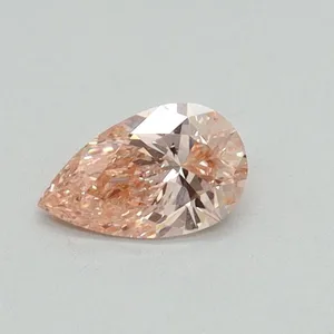 0.3ct PEAR Fancy Intense Pink VS2 Coloured Lab diamond