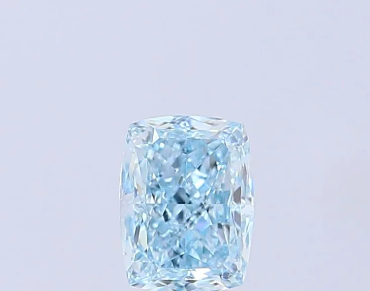 1.01ct CUSHION Fancy Intense Blue VVS2 Coloured Lab diamond
