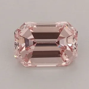 1ct EMERALD Fancy Intense Pink VS2 Coloured Lab diamond