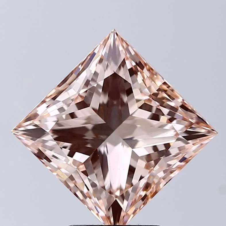 4.01ct PRINCESS Fancy Intense Pink VS1 Coloured Lab diamond
