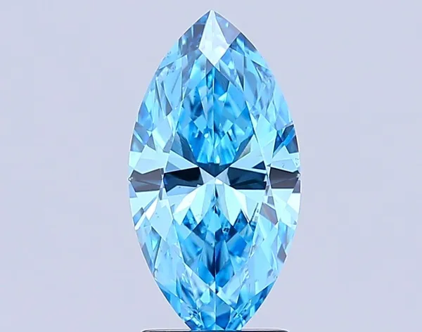 2.01ct MARQUISE Fancy Vivid Blue VS1 Coloured Lab diamond