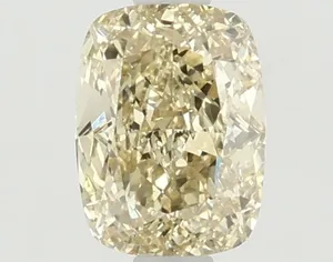 1.17ct CUSHION Fancy Intense Yellow VS1 Coloured Lab diamond