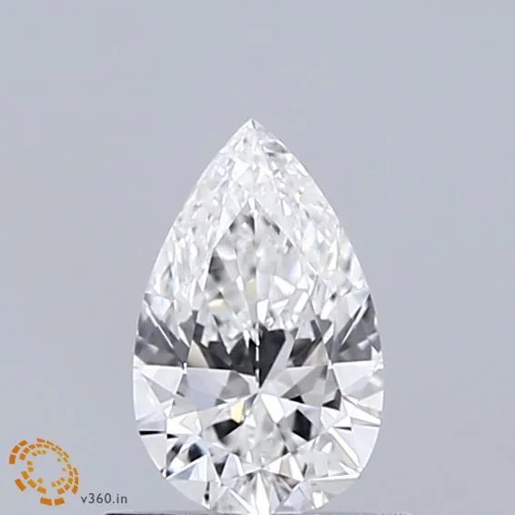 0.51ct PEAR F VS1 Natural diamond