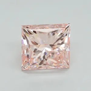 4.5ct PRINCESS Fancy Intense Pink VS2 Coloured Lab diamond