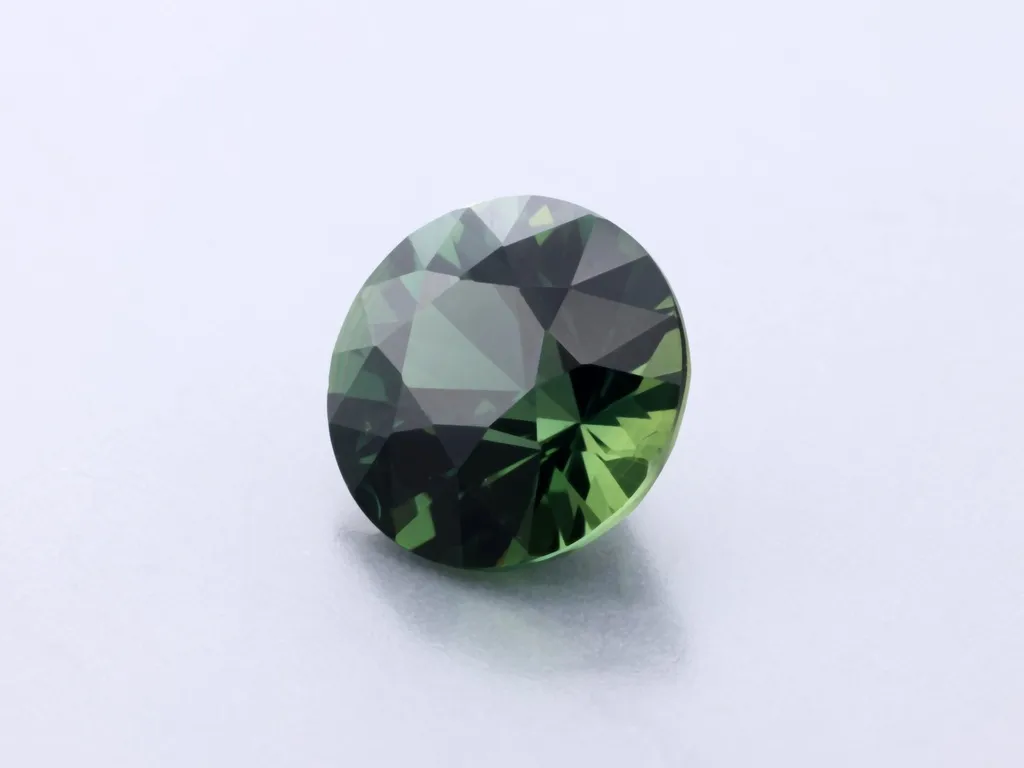 0.96ct Parti Sapphire, Round gemstone