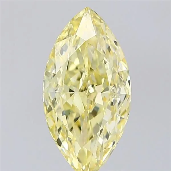 2ct MARQUISE Fancy Yellow VS1 Coloured Lab diamond