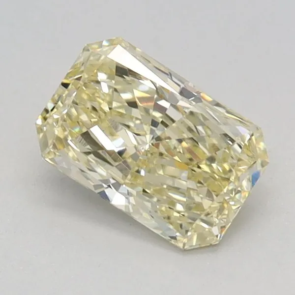 0.66ct RADIANT Fancy Intense Yellow VS1 Coloured Lab diamond