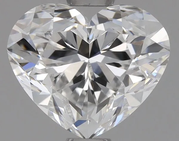 0.9ct HEART D VVS2 Natural diamond