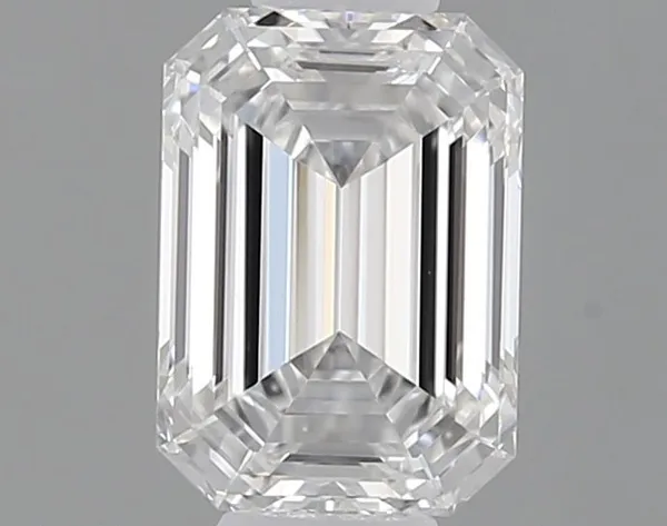 0.46ct EMERALD D VVS2 Lab diamond