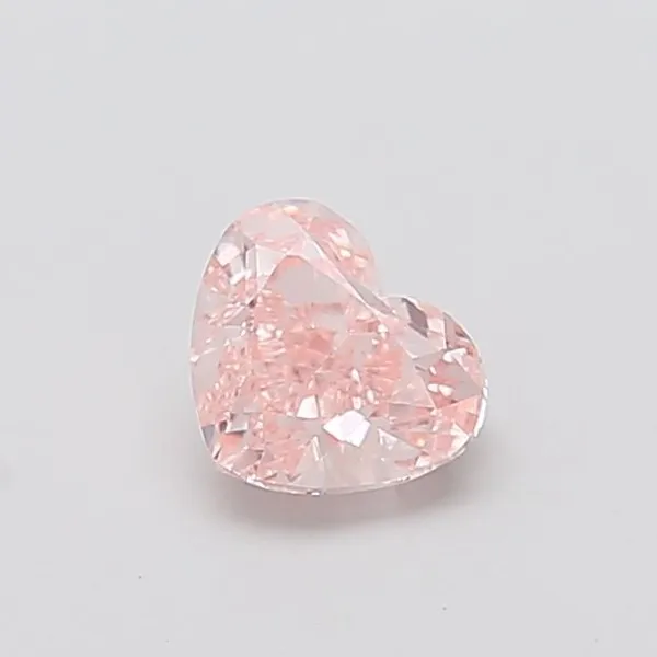 1.03ct HEART Fancy Intense Pink VS2 Coloured Lab diamond