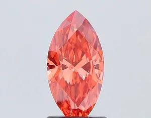 1.04ct MARQUISE Fancy Vivid Orange Pink VS1 Coloured Lab diamond