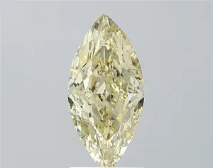 1.98ct MARQUISE Fancy Yellow VVS2 Coloured Lab diamond