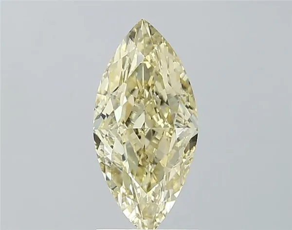1.98ct MARQUISE Fancy Yellow VVS2 Coloured Lab diamond