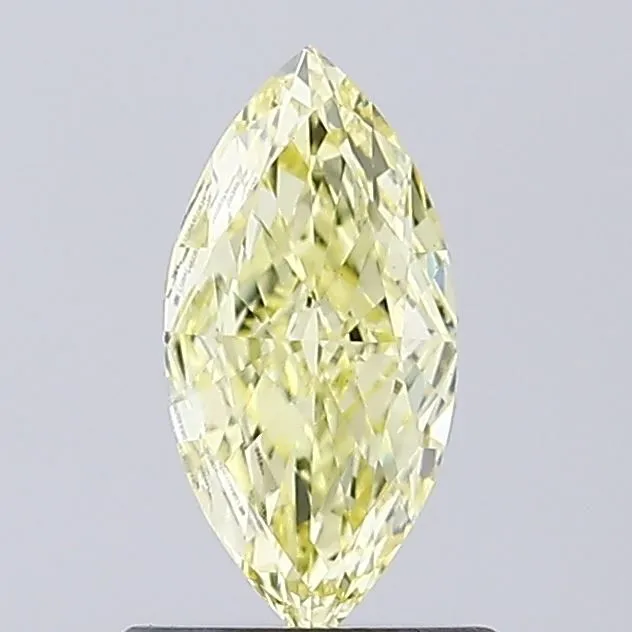 0.64ct MARQUISE Fancy Yellow VS1 Coloured Lab diamond