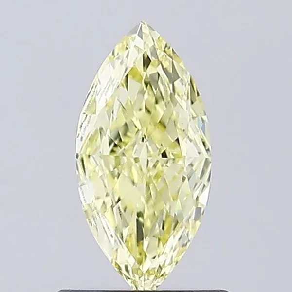 0.64ct MARQUISE Fancy Yellow VS1 Coloured Lab diamond