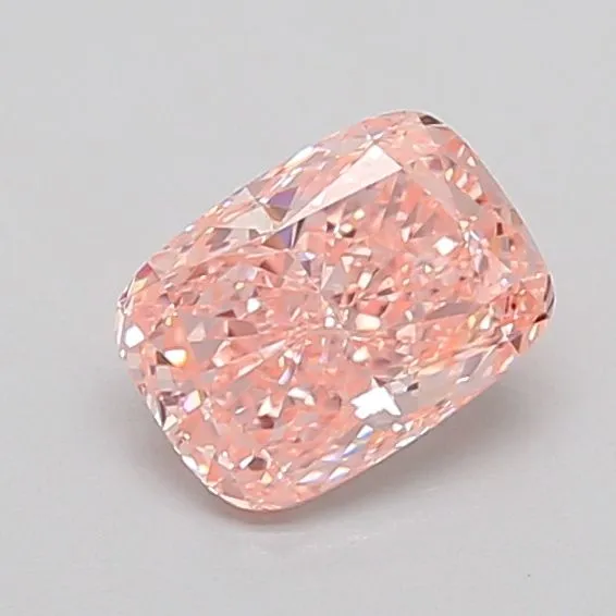 1.14ct CUSHION Fancy Intense Pink VVS2 Coloured Lab diamond