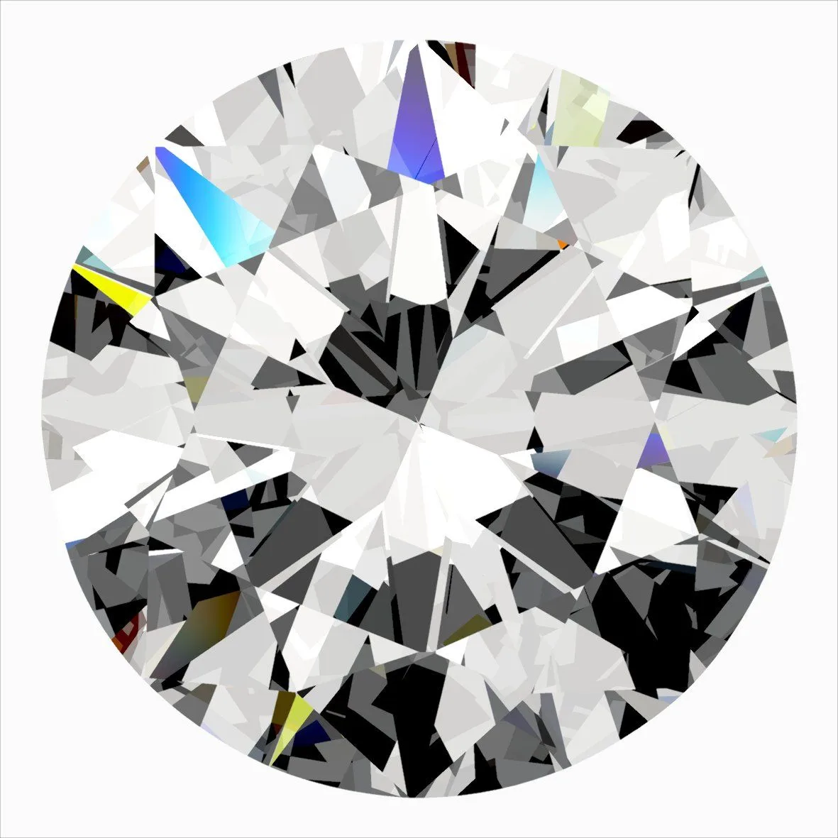0.30ct ROUND F SI1 Natural diamond