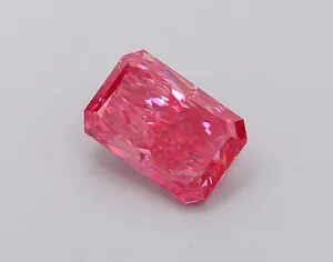 1ct RADIANT Fancy Vivid Pink VVS2 Coloured Lab diamond