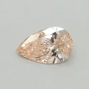 0.3ct PEAR Fancy Intense Pink VS1 Coloured Lab diamond