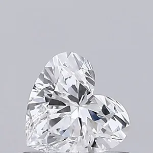 0.51ct HEART D FL Lab diamond
