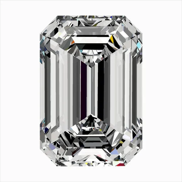 0.3ct EMERALD E VVS2 Natural diamond
