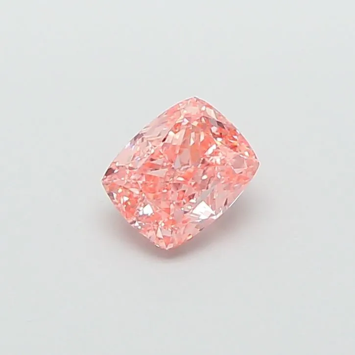 1.16ct CUSHION Fancy Vivid Pink VS1 Coloured Lab diamond