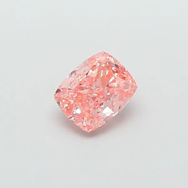 1.16ct CUSHION Fancy Vivid Pink VS1 Coloured Lab diamond